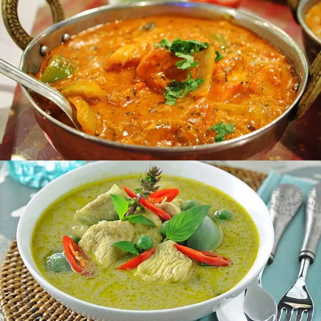 Curry khmer rouge au lait de coco