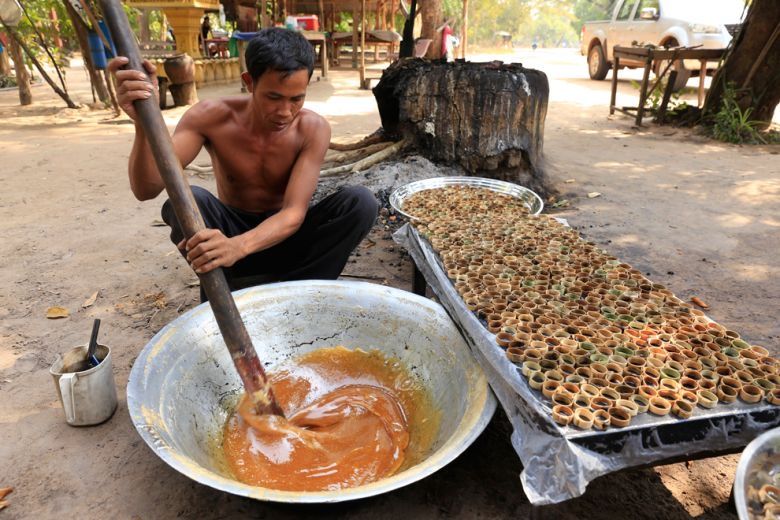 sucre de palme Cambodge