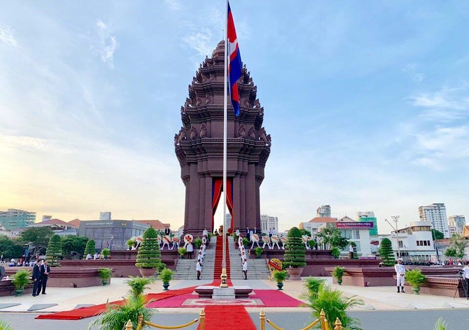 Le monument de l&rsquo;indépendance du Cambodge