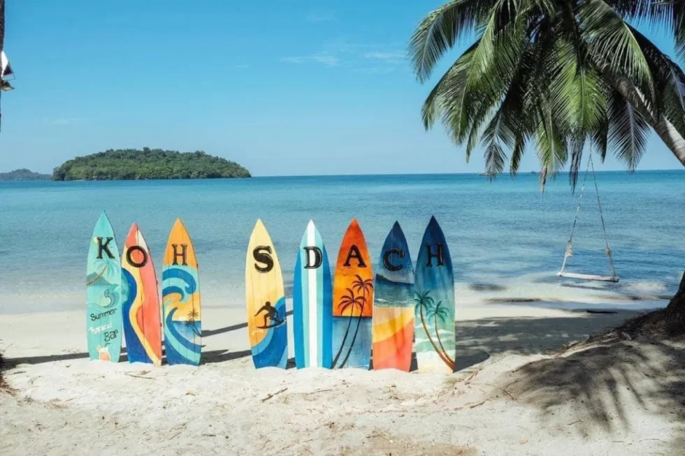 Plage de Koh Sdach à Koh Kong, Cambodge