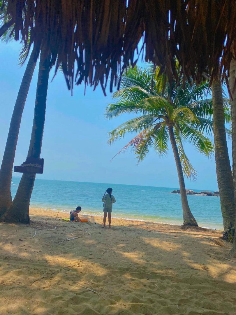 Plage en famille Cambodge