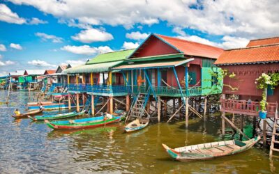 Le village flottant de Kampong Phluk