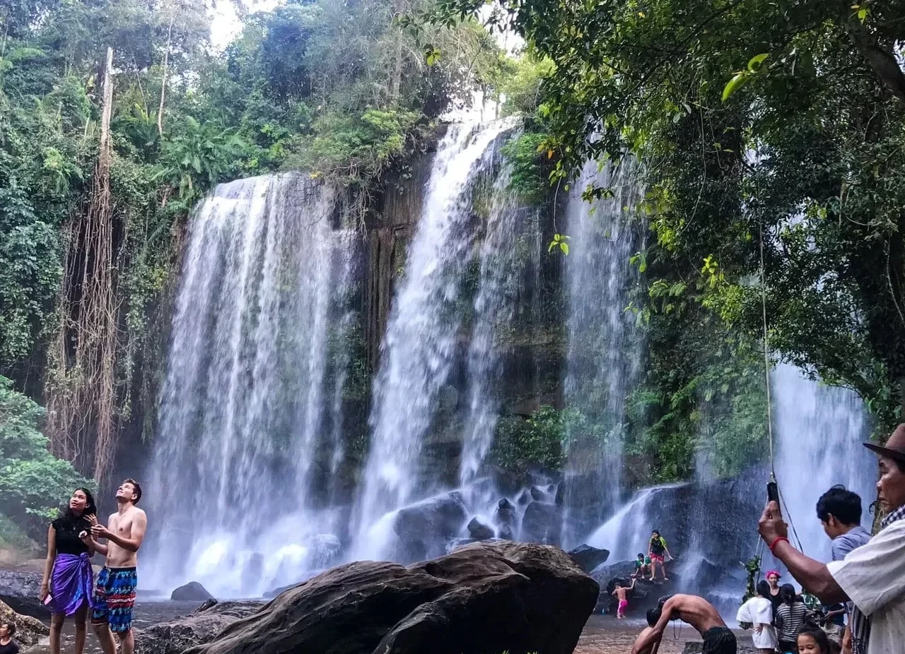 Montagne et cascade de Phnom Kulen Circuit 1 Cambodge 