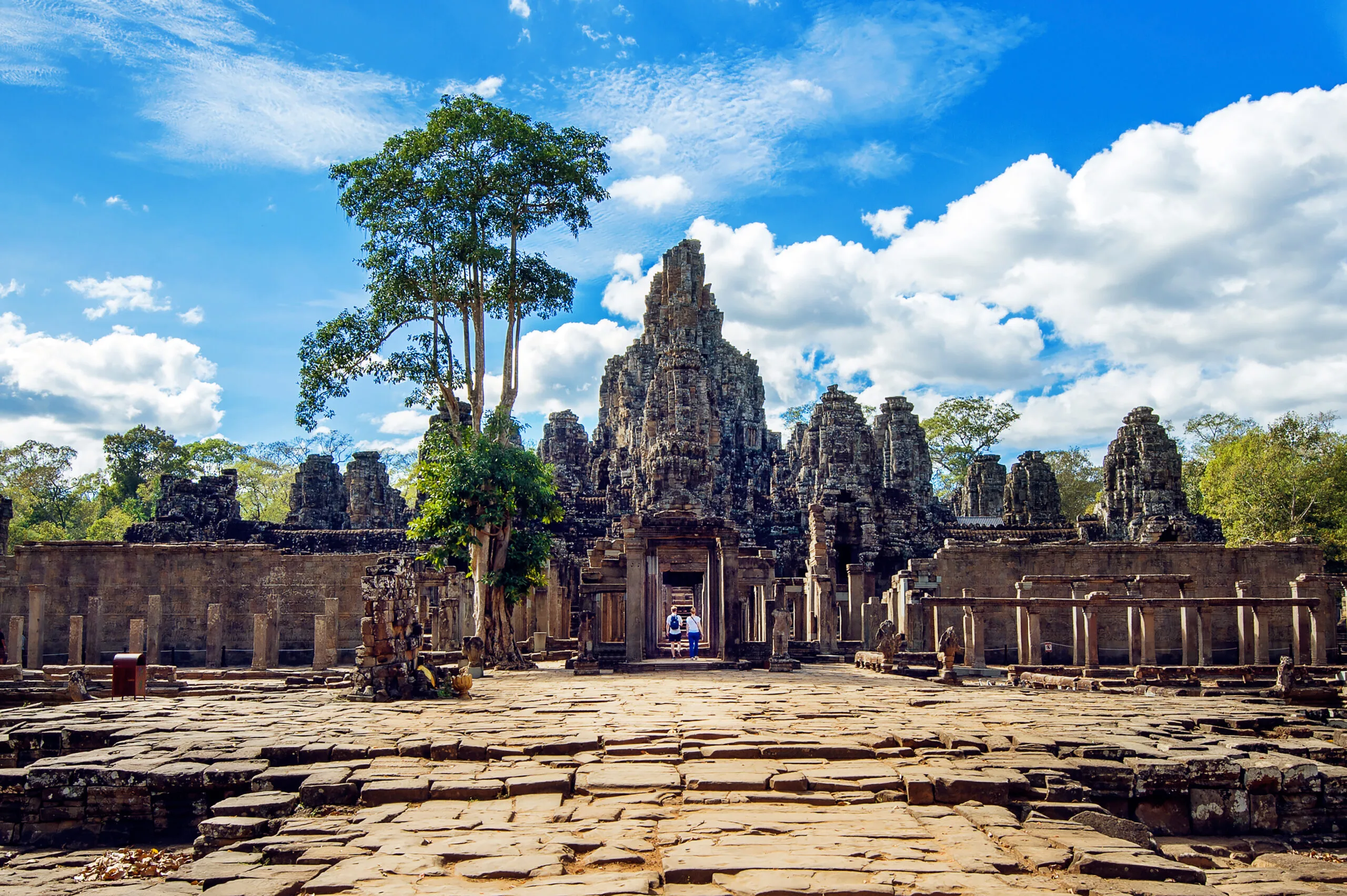 Visages de pierre du temple Bayon, Angkor