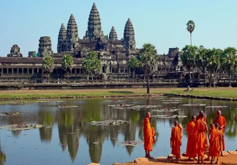 Le temple d'Angkor Wat, à Siem Reap