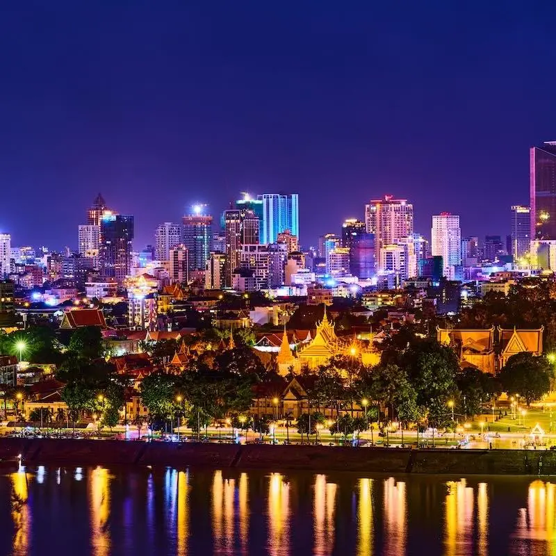 Dîner en bateau Phnom Penh Cambodge